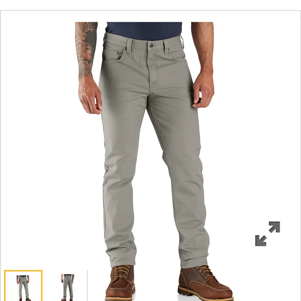 Carhartt Gray Slim Jeans Versatile Style